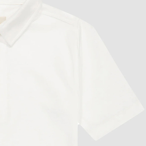 T-shirt à col rabattu pour garçons avec logo personnalisable, couleur unie, pour les acheteurs en gros, service OEM, conception pour la vente en gros - Product Image 4