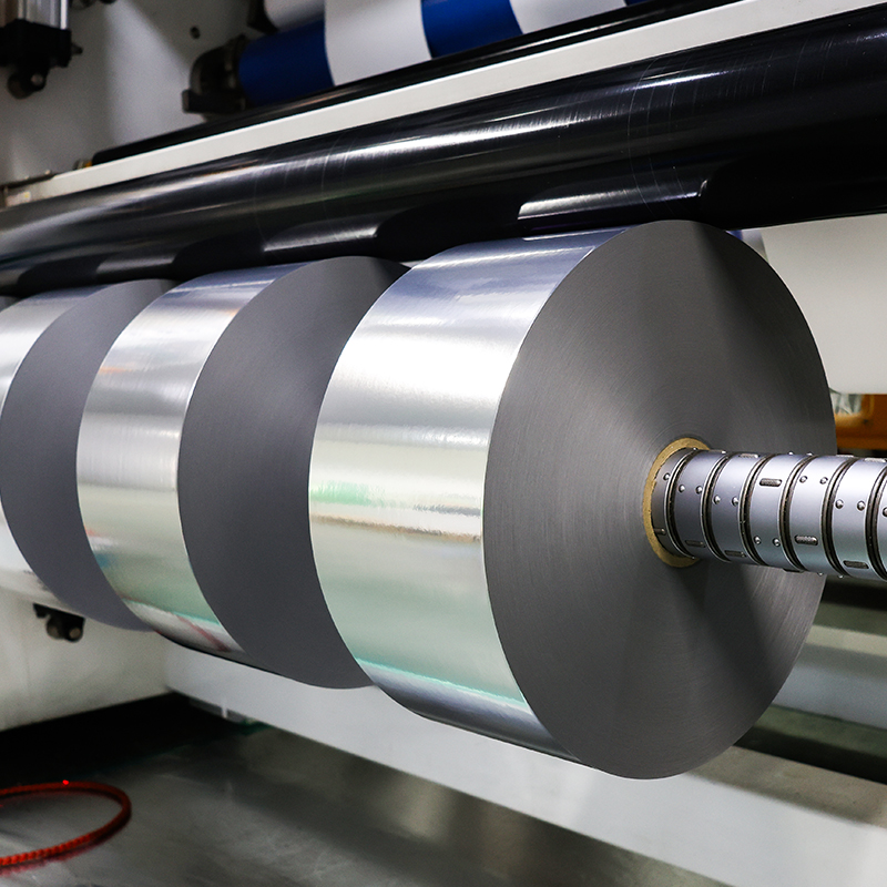 Metallic Texture Self Adhesive Film Self Adhesive Silver BOPP Metallized Polypropylene Jumbo Roll