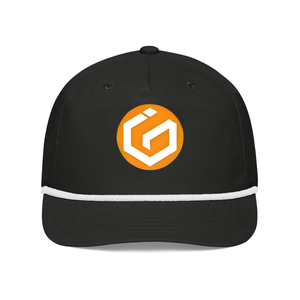 Gorra de golf personalizada de 5 paneles con cuerda frontal y logotipo bordado, gorra de béisbol ajustable para golf, tenis, deportes al aire libre y marca - Product Image 1