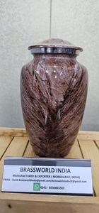 Urna de Aluminio Brassworld India para Cenizas Humanas, Capacidad de 220 Pulgadas Cúbicas, Estilo Americano BRU-7010, Diseños Personalizables, Garantía de 10 Años - Product Image 5