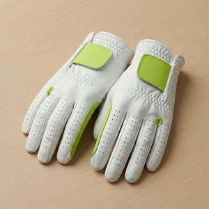 Gant de golf personnalisé en cuir Cabretta pour main gauche, doigts perforés, ajustement flexible, fermeture réglable, OEM, marque privée, sport - Product Image 3