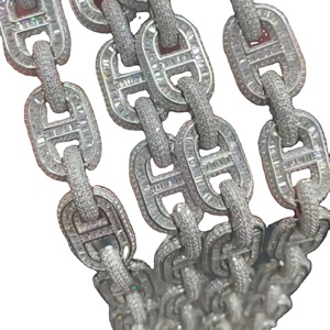 Tout nouveau 925 argent Sterling Moissanite Micro pavé Hip Hop glacé Miami cubain lien chaîne haute qualité 22mm Offre Spéciale collier - Product Image 2
