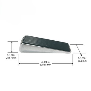 Tope de Puerta Decorativo de Latón Chapado en Oro con Diseño de Piña - Product Image 2