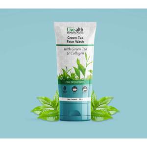 Gel Limpiador Facial Herbal de Té Verde con Fragancia Suave para una Limpieza Profunda de los Poros y una Piel Radiante, Dos Veces al Día, para Todo Tipo de Piel - Product Image 2