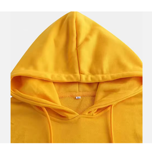 Sweat à capuche oversize personnalisé pour homme, style streetwear, avec logo brodé, en polaire unie, pour l'hiver - Product Image 3