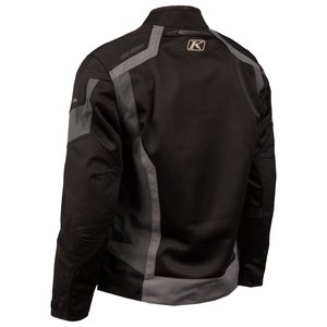 Chaqueta de Motociclismo para Hombre, de Manga Larga, Transpirable, Impermeable, de Poliéster/Nailon, con Bloques de Color Negro y Gris - Product Image 4