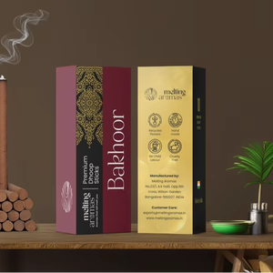 BAHOOR Premium en poudre de bois biologique écologique pour bâtonnets de Dhoop religieux - Product Image 1