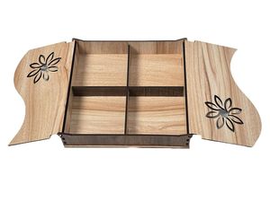 Moulin à épices et noix artisanal en bois, écologique, de qualité alimentaire, pour la cuisine, chauffable, anti-poussière, anti-humidité, non toxique - Product Image 2