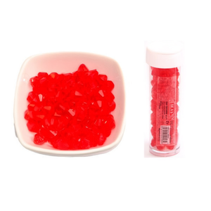 ILAN Abalorios Rhombus de 8mm, Cuentas Rojas para la Creación de Joyas - Product Image 1