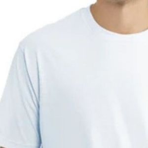 <b>White</b> Mens Plain Crew Neck Short Sleeve T Shirt Soft Cotton Casual Oversized Tee Breathable Summer Streetwear Custom Wholesale - Product Image 5