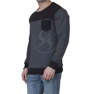 Sweat-shirts en molleton pour homme, coupe classique, couleur unie, écologiques, respirants, mélange de coton, vêtements décontractés, prix attractif, vente chaude - Product Image 3