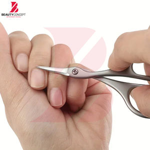 Tijeras para Cutículas de la Más Alta Calidad, Curvas, con Borde Afilado, de Acero Inoxidable, Removedor de Piel Muerta, Herramienta para Manicura, Pedicura y Cuidado de Uñas - Product Image 4