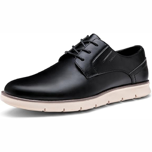 Zapatos de Cuero Unisex de Alta Calidad, Cómodos, Casuales, con Cordones, Punta en Pico, Aumentan la Altura, Suaves y Duraderos - Product Image 3