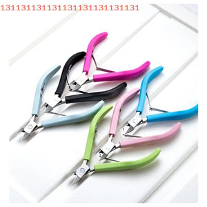 Coupe-ongles avec poignée en silicone, ciseaux à cuticules, pince à cuticules pour manucure, coupe-peaux mortes en acier inoxydable - Product Image 5