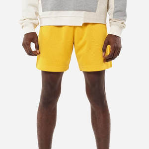 Pantalones Cortos Deportivos de Lona Transpirable y Ecológicos para Hombre, para Gimnasio, Entrenamiento, Atletismo, Playa, con Cordón Ajustable y Diseño Sólido - Product Image 5