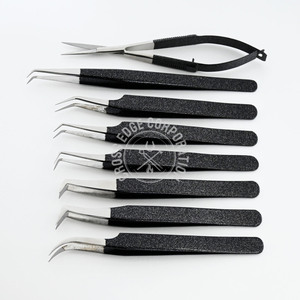 กรรไกรตัดขนตาแบบเส้นใยสแตนเลส35 45 90องศาแยกขนตาขยายใหญ่และเล็มคิ้ว - Product Image 2