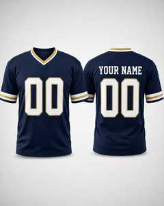 Jersey de Fútbol Americano Personalizable de Alta Calidad para Hombre, con Mangas Cortas, Transpirable y Antibacteriano, Tejido de Poliéster Duradero - Product Image 2