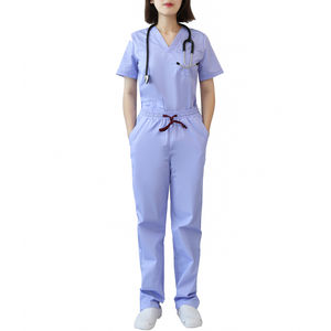 Conjunto de Uniformes Médicos y de Enfermería de Alta Calidad para Mujer, Uniformes de Spa con Tela Tejida - Product Image 1