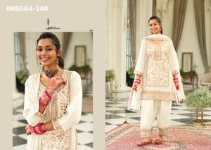 ชุดแฟร์ชีผ้าชิญอนคุณภาพดีเยี่ยม สวยงามโดดเด่น พร้อมงานปัก จากผู้ผลิตในอินเดีย - Product Image 6