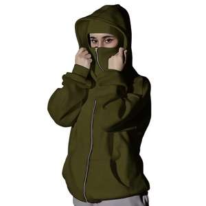 Balaclava personnalisée, style automne/hiver, nouveau style tendance, imprimé style anglais, sweat-shirt tricoté brodé à manches longues avec poche - Product Image 1