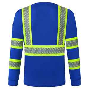 Chaleco reflectante personalizado para seguridad en el trabajo, ropa de trabajo, chalecos de tela - Product Image 4