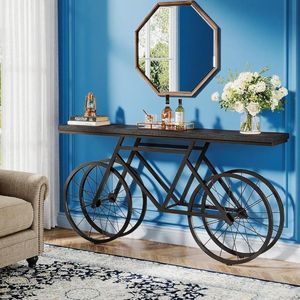 Narrow Console <b>Table</b> for <b>Sofa</b> & Entryway Console <b>Tables</b> Product Category - Product Image 3