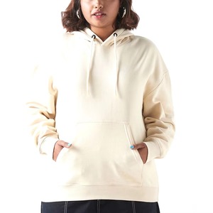 Sudadera con Capucha para Mujer Tallas Grandes, Color Sólido, Forro Polar, Estilo Casual, Primavera, Corte Regular, Manga Larga, Ligera - Product Image 1