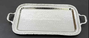 Modern Wooden Round Serving Tray with Legs Handcrafted Decorative <b>Coffee</b> <b>Table</b> Tray Shape Home Kitchen Decor Tray - Product Image 4