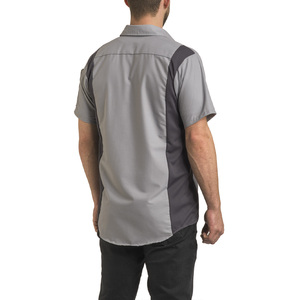 Chemises de travail professionnelles pour hommes, broderie personnalisée, uniforme respirant en coton, coupe-vent, certifiées CE, vêtements utilitaires pour équipes d'entrepôt - Product Image 4