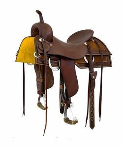 Selle en cuir occidentale de haute qualité et durable pour le travail à la ferme et la pratique de l'équitation en extérieur – Confortable – Prix de gros – Fabricant - Product Image 1