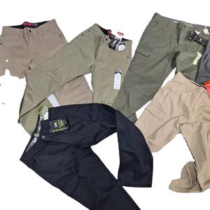 Pantalones Casuales de Corte Regular para Hombre, 100% Algodón, Ligeros, de Cintura Media, Frente Plano, Antiarrugas, Transpirables, Ecológicos, para Verano - Product Image 2