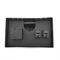 Enchufe de Mesa Abatible de Aleación de Aluminio con Cepillo, Toma de Corriente Oculta, Enchufe Multimedia para Escritorio, Toma de Corriente para Oficina, Vida Inteligente