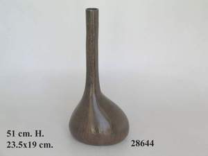 Red Modern Bottle Shape <b>Iron</b> Handmade Unique Home Decor Table Vase Floor Vase Good Design - Product Image 2