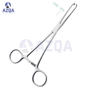 Pinzas de Collins Profesionales de Acero Inoxidable al por Mayor, 6.5 Pulgadas con Mordazas de 20mm, Instrumento Quirúrgico Dental - Product Image 2