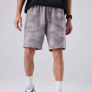 Pantalones Cortos Tie Dye 100% Algodón para Hombre, Ligeros, Casuales, de Playa, Transpirables, a la Moda, Ropa Urbana Masculina - Product Image 2