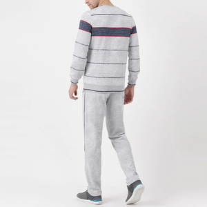 Conjunto Deportivo de Invierno para Hombre, Color Sólido en Contraste, Diseño de Logotipo Personalizado, Precio de Fábrica al por Mayor - Product Image 2