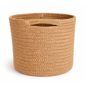 Customised Cotton Rope Plant Basket Modern Woven Storage Basket Indoor Planter <b>Cover</b> Laundry Storage <b>Bin</b> with Handles Home Decor - Product Image 1