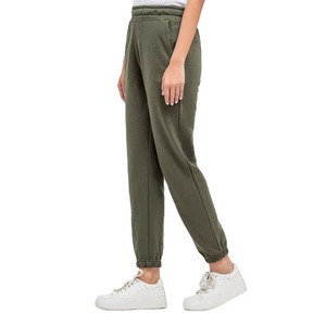 Pantalon de jogging ample et décontracté pour femme, taille élastique, longueur cheville, couleur bonbon, service OEM - Product Image 2