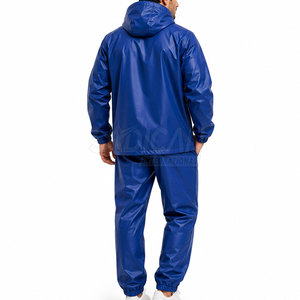 Outdoor Workwear Apparel <b>Rain</b> Suit Waterproof <b>Lightweight</b> <b>Jacket</b> And Pants Set For Fishing Camping Hiking And Travel - Product Image 4