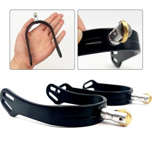 Espuelas de Aluminio para Montar a Caballo, Pequeñas y Portátiles, Estilo Inglés, Accesorios de Equitación para Adultos Principiantes, Competición de Doma Clásica - Product Image 5