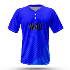 High Quality Baseball Jersey Sublimated Print 100% <b>Polyester</b> Moisture-Wicking Anti-Bacterial Short Sleeve Striped Design - Product Image 5