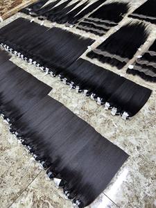 2024 vente en gros couleur os faisceaux droits brut cheveux humains vietnamiens pour les femmes noires modèle féminin 1 - Product Image 2