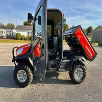 Véhicules utilitaires Kubota RTV 4x4, 2 temps, certifiés CEE, EPA, manuel, >250cc, charge utile 200-300kg, robustes, efficacité maximale