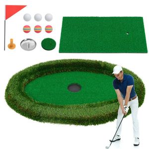 Simulateur de golf flottant ovale de 37,5 po x 25,5 po pour le chipping en piscine - Product Image 6