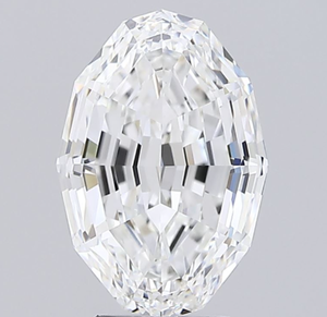 Diamante Cultivado en Laboratorio con Certificación IGI, 5.57 CT, Corte Ovalado Poligonal, Color E, Claridad VVS2, CVD LG 771660173, ROYAL GEMS, para Joyería - Product Image 1