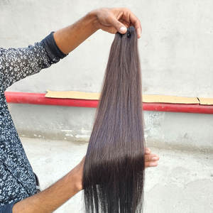 Paquetes de trama de cabello brasileño al por mayor de la mejor calidad, frontales de cierre, cabello indio Virgen sin procesar de India Temple - Product Image 3