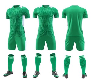 Ensemble d'uniformes de football personnalisés bleus imprimés, unisexe, maillot sans manches à col en V, short, polyester respirant, toutes saisons, athlétique - Product Image 4