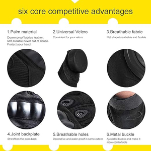 Guantes de Motociclismo Personalizados para Hombre, Guantes de Cuero Premium para Motocicleta, Precio al por Mayor Disponible - Product Image 4