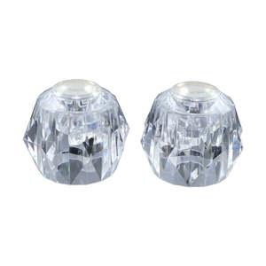 Universal <b>Replacement</b> Bathroom Vanity Faucet Lever Polished Chrome Water Basin <b>Tap</b> Control <b>Handle</b> Hardware Upgrade Part - Product Image 1