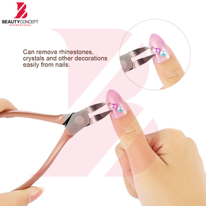 Rose Gold Cuticle Nipper Sharp <b>Blade</b> Dead Skin Trimmer Professional Nail Care Manicure Salon Tool Manufacturer OEM - Product Image 3